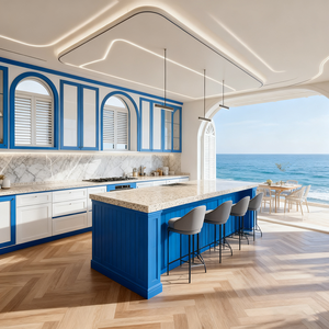 GODI Millwork tam mini mutfak mutfak aksesuarları özel Gabinetes De Cocinapantry tasarım Isola Cucina Kichen dolapları - Product Image 2