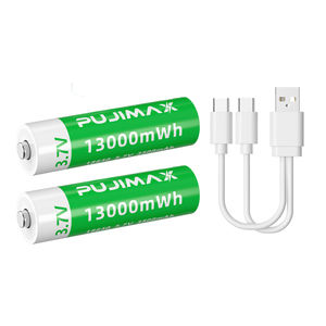 PUJIMAX 3,7 В 18650 Type-C аккумулятор USB литий-ионный аккумулятор с портом быстрой зарядки Type-C - Product Image 1