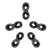 Conector Doble Flexible de ABS Sólido, Bloques de Construcción MOC Multicolores en Oferta, Repuestos para Ingeniería STEM No.45590