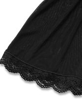 Foxiny Grande Taille ODM Ensemble de Lingerie Babydoll Sexy en Dentelle Florale, Maille Transparente et Broderie, avec Jarretelles, Robe, Corset et String, 1 Pièce