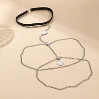 Dropshipping Products Wholesale Sexy Lace Elastic String Spider Animal Leg Plaqué or Fashion Jewelry Body Chain Bracelet