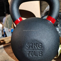 Kettlebell en fonte massif CAP Barbell pour usage commercial avec poignée large |   Plusieurs options