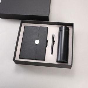 Promotional Company Luxury Business Pu Leather Notebook Metal Pen for Office 2025 Customized Gift Set - Product Image 5
