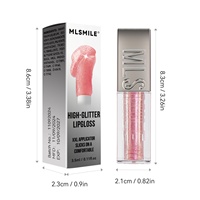 Gloss à lèvres haute brillance 6 couleurs, effet scintillant, hydratant, repulpant, pour maquillage de fête, cosmétique