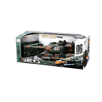 2.4G RC Tank Oyuncak 13 Kanallı Simülasyon Su Mermisi Spreyli Uzaktan Kumandalı Işıklı ve Sesli Çocuklar İçin Askeri Tank