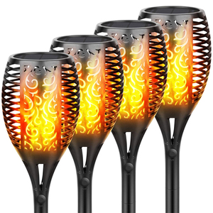 <span class=keywords><strong>Torche</strong></span> solaire à 51 Led avec lumière en forme de flamme vacillante, imperméable, éclairage d'extérieur, luminaire décoratif de paysage, idéal pour un <span class=keywords><strong>jardin</strong></span>, un sentier ou un <span class=keywords><strong>jardin</strong></span> - Product Image 1