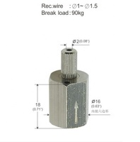 Kit de suspension pour câbles et cordons d'éclairage de plafond en cuivre Changyi - Finition nickel/chrome/noir, tailles personnalisables