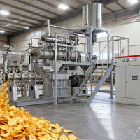 Ligne de production industrielle de pâtes macaronis alimentaires céréalières en usine