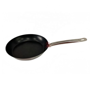 Sartén antiadherente de acero inoxidable con mango resistente al calor | Utensilios de cocina - Product Image 3