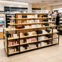 Vitrine de magasin fiable, vitrine de présentation facile à assembler pour les chaînes de magasins
