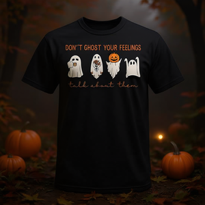 Camiseta de Halloween con estampado digital de manga corta y cuello redondo para adultos unisex, promocional - Product Image 3