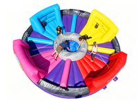 Aire de Jeu Interactif Gonflable « Balayeuse Mécanique » en Bâche PVC 0,55 mm pour Enfants et Adultes – Idéale pour la Location Événementielle