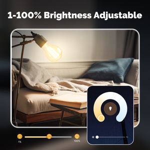 Moes tuya ZigBee thông minh bóng đèn dây tóc dẫn ánh sáng đèn E27 Dimmable chiếu sáng 2700k-6500K 806lm 7W Alexa Google nhà điều khiển bằng giọng nói - Product Image 3