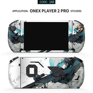 Autocollants Onex Player 2 Pro, couverture complète, peau de protection pour joueur de jeux vidéo, modèle 118 - Product Image 3