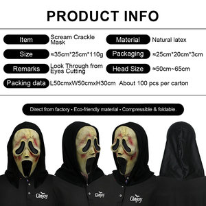 Máscara de Látex Realista de Rostro Herido, para Halloween, Fiestas, Bromas, Disfraces, Personalizable - Product Image 4