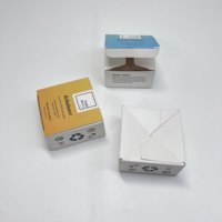 Boîte cosmétique en carton ivoire pliable, recyclable et écologique, sur mesure OEM/ODM, avec finition brillante/mate, pelliculage UV et gaufrage pour produits de beauté