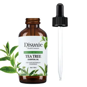 Disunie 100% Pure and Natural Tea Tree Diffuser Essential Oil with Eucalyptus for Face and Body SPA OEM Supply Using Seeds