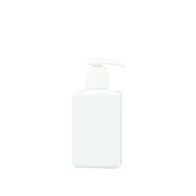 Groothandel Blanco Witte Vierkante Herbruikbare 100Ml Pomp Witte Lotion Dispenser, Plastic Perspomp Fles Dispenser Voor Badkamer Fles