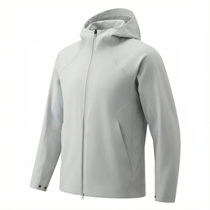 Winter <b>Reversible</b> Hooded Turtleneck Fleece <b>Jacket</b> 100% Polyester Front Men Women Windproof Full Heat Sealing Seamless Pressure - Product Image 4