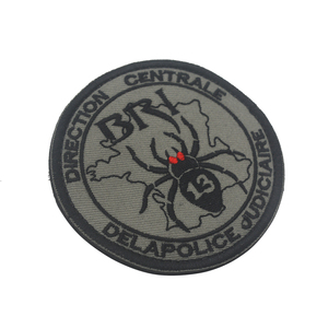 Toppa Tattica Toppa Tattica Grigio Nero BRI <span class=keywords><strong>Ragno</strong></span> per Borsa da Camicia Cappello Tattico Cappotto Pant Etichetta - Product Image 4