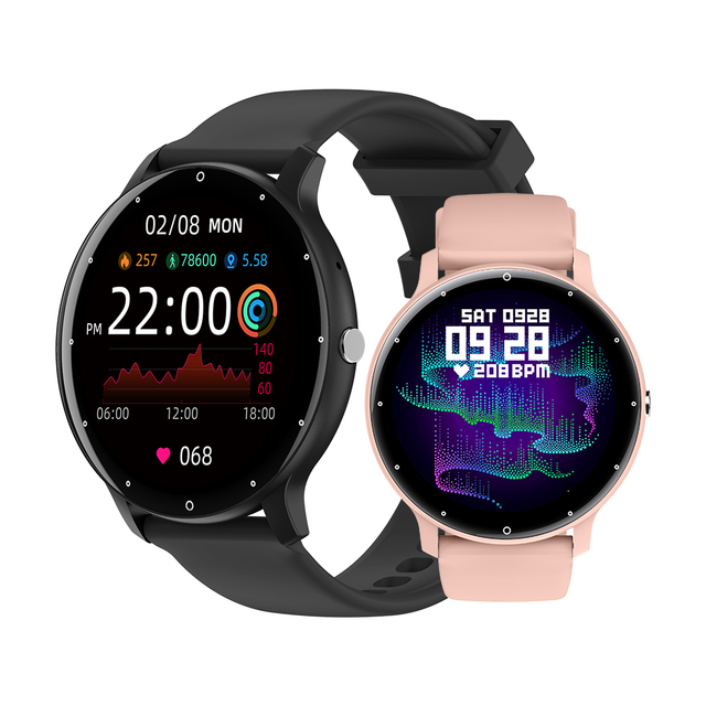 Wholesale Zl02 Smart Watch Unisex IP67 Sports Heart Rate Fitness Tracker Magnetic Charging Full Touch IPS Display 1.28inch OS