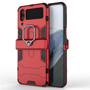 En Stock TPU PC antichoc porte-anneau étui de téléphone portable pour Samsung Galaxy Z <span class=keywords><strong>Flip</strong></span> 4 étui de téléphone portable à écran pliant - Product Image 2