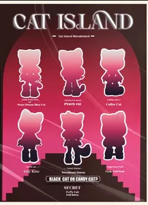 ตุ๊กตาแมวดำซีรีส์ Cat Island <span class=keywords><strong>Wonderland</strong></span> BJD ของแท้ น่ารักสไตล์อนิเมะในกล่องสุ่ม ของขวัญสำหรับแฟนคลับในช่วงฤดูหนาว - Product Image 4