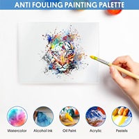 Lot de 2 plaques en acrylique coulé blanc de 3 mm d'épaisseur + feuilles métalliques, avec prise LED DC, pour découpe laser DIY, signalétique, décoration en verre, indication de direction
