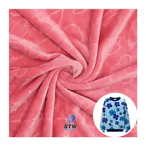China Wholesale Printing 95%polyester 5%spandex Spandex Super Soft Velvet Fabric in Dyed Super Soft Velvet