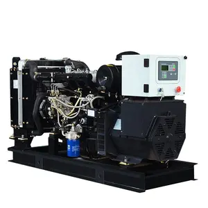 Yangdong Motor 15 Kva Geluiddicht Huis Diesel Energiecentrale Generator Set 12 Kw Met Mccb Type Stroomonderbreker En Ats