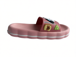Pantofole rosa a forma di cartone animato con suola in EVA imbottita, per tutte le stagioni, da indossare a casa, taglia da donna 24-35 - Product Image 1