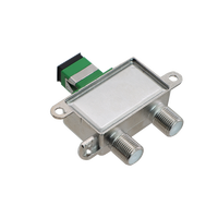 UT-King Digital 2 Way Satellite Splitter Kompatibel FTTH 45-1000MHz Kabel Koaksial Kehilangan Insersi Rendah Isolasi Tinggi RF Dalam Ruangan