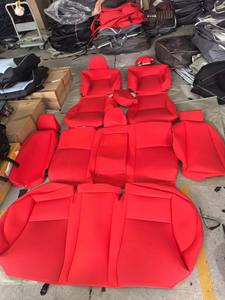 Роскошные Спортивные Кожаные чехлы на сиденья автомобиля водонепроницаемые защитные протекторы для сидений Toyota VW BMW BENZ для HYUNDAI - Product Image 4