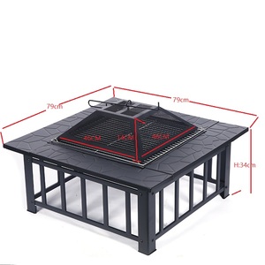 Service <span class=keywords><strong>de</strong></span> charbon <span class=keywords><strong>de</strong></span> bois pour barbecue, Table à manger <span class=keywords><strong>de</strong></span> jardin, foyer - Product Image 2