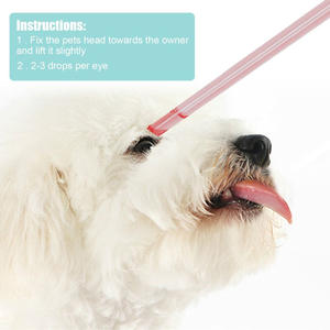 Suero lagrimal para perros, suero tópico para manchas de lágrimas en los ojos de mascotas para gatos y perros, eliminación de excrementos oculares - Product Image 3