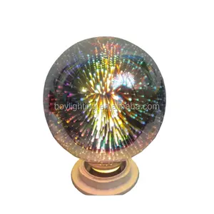 Nieuw Ontwerp Kleurrijke Fancy Led Lamp 3d Vuurwerk Lamp 4W E27 E26