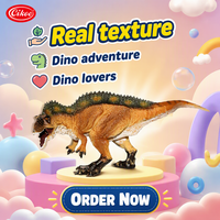 Figurine de dinosaure Acrocanthosaurus 26 cm en PVC - Modèle réaliste de dinosaure à dos arqué pour enfants, jouet éducatif et objet de collection