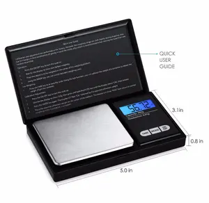 100g 200g 300g 500g 1kg Palm Scale Mini Electronic Balance Jewelry Scale Kitchen Coffee Food Scale