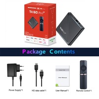 Tx60 Pro Android TV Box 5G 4K Smart Box 16GB RAM 256GB ROM Android 16 ONN STB OTT Box Venta al por Mayor
