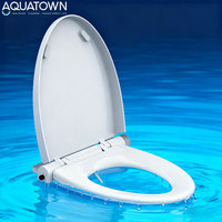 Siège de toilette allongé musulman avec bidet intégré, non électrique, de haute qualité, facile à installer, vente en gros