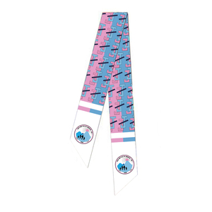 Custom Gamma Phi Delta Women's Scarf with Greek Letters & Hair Scarf for Sorority Gifts