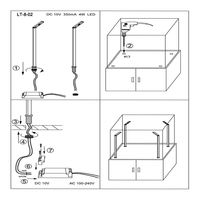 Nouveaux projecteurs LED sur pied 4W pour vitrine, éclairage d'exposition à CRI90 élevé pour bijoux en or et jade