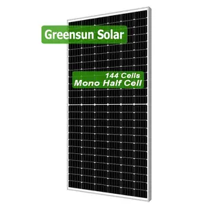 Greensun太阳能电池板350 360 370 380 390 400 410 W Watt Wp Mono PERC 5BB 400W太阳能电池板