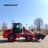Chargeur frontal standard 4x4 Heracles H580 de la CE de prix usine chargeur de roue de la charge 2.5Ton évaluée pour la construction et le jardin