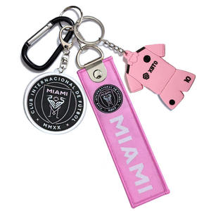 Vente en gros de porte-clés de l'équipe de football de France, d'Espagne et d'Allemagne, autres porte-clés de luxe personnalisés - Product Image 5