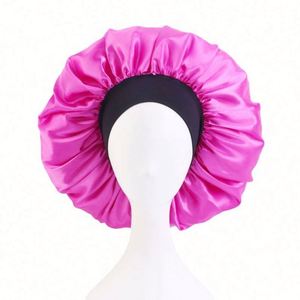 En gros, Accessoires capillaires personnalisables avec logo : Turbans, Bonnets de nuit, Bonnets de salon en satin à large bande, pour la beauté, le cyclisme, les fêtes et la plage - Product Image 5