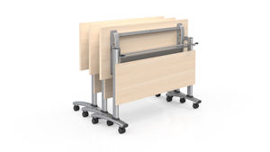 Mesa de Entrenamiento Ejecutiva Moderna Plegable y Desmontable Borito SM-F009, con Placa Engrosada y Estructura de Acero, Mesa Larga Multifuncional Modular - Product Image 4