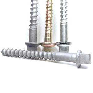 Clous à rail en bois filetés à tête carrée pour fixations ferroviaires - Product Image 2