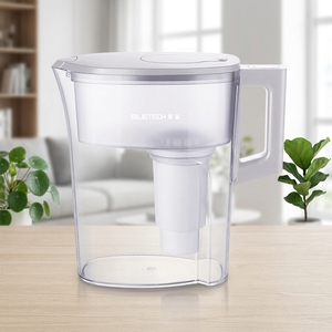 Jarra Purificadora de Agua Alcalina de 3.5L, Libre de BPA, con Doble Filtro de Carbón Activado, Purificador de Encimera, Suministro Directo - Product Image 1