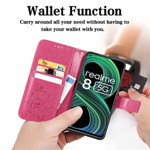 Coque de téléphone en cuir style porte-cartes, étui de luxe pour Realme Q3 Q3i Narzo 30 30A 50i V11 V13 V15 GT <span class=keywords><strong>Neo2T</strong></span> GT Master GT2 Pro, nouvelle collection - Product Image 3